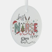 Beste verpleegkundige ooit ornament (Voorkant Rechts)
