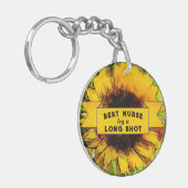 Beste verpleegkundige Sleutelhanger (Voorkant Links)