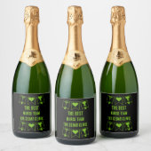 Beste Verpleegkundige Team Sparkling Wijnetiket (Flessen)