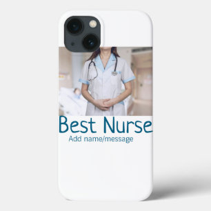 Beste verpleegkundige voeg foto naam tekst arts ho Case-Mate iPhone case