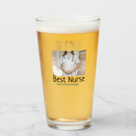 Beste verpleegkundige voeg foto naam tekst arts ho glas