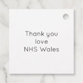 beste Verpleegkundige waardering label (Achterkant)