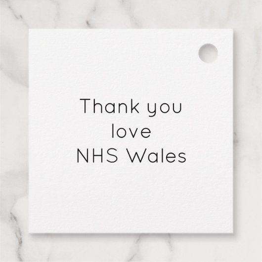 beste Verpleegkundige waardering label (Achterkant)