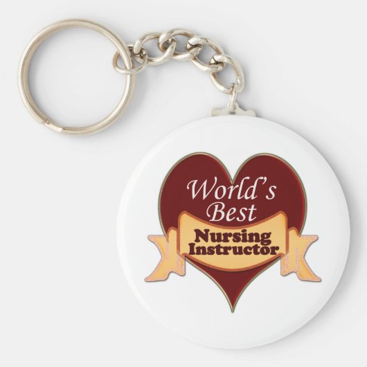 Beste verpleegkundige wereldwijd sleutelhanger (Voorkant)