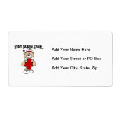 Beste verpleegkundigen, overhemden en geschenken etiket (Voorkant)