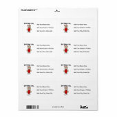 Beste verpleegkundigen, overhemden en geschenken etiket (Full Sheet)