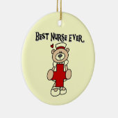 Beste verpleegkundigen, overhemden en geschenken keramisch ornament (Rechts)