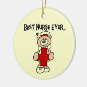 Beste verpleegkundigen, overhemden en geschenken keramisch ornament (Links)