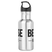 Beste Verpleegster Aangedreven Door Koffie Waterfl Waterfles (Achterkant)