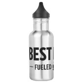 Beste Verpleegster Aangedreven Door Koffie Waterfl Waterfles (Links)