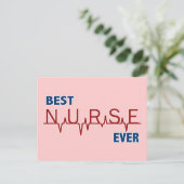 Beste verpleegster briefkaart (Staand voorkant)