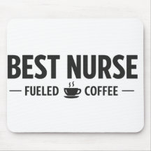 Beste Verpleegster Gedreven Door Koffie Muismat