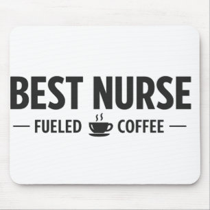Beste Verpleegster Gedreven Door Koffie Muismat