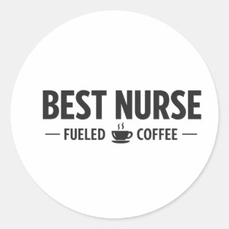 Beste Verpleegster Gedreven Door Koffie Sticker
