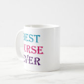Beste verpleegster koffiemok (Voorkant links)