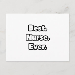 Beste. Verpleegster. Ooit. Briefkaart