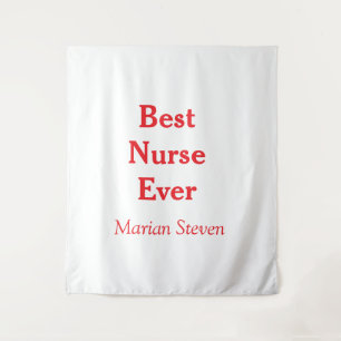Beste verpleegster ooit medische professional para wandkleed