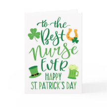 Beste Verpleegster Ooit voor St. Patrick's Day