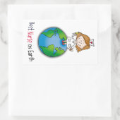 Beste Verpleegster op Aarde - Verpleegkundigendag  Rechthoekige Sticker (Tas)