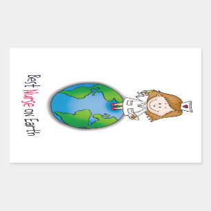 Beste Verpleegster op Aarde - Verpleegkundigendag Rechthoekige Sticker