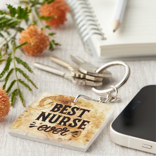 Beste verpleegster sleutelhanger (Voorkant Rechts)