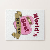 Beste verpleegster ter wereld legpuzzel (Horizontaal)