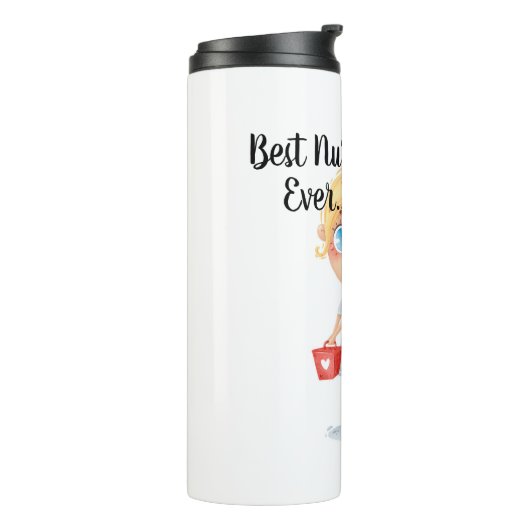 Beste verpleegster thermosbeker (Gedraaid links)