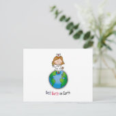 Beste verpleegsters op aarde - Verpleegdag - Verpl Briefkaart (Staand voorkant)