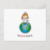 Beste verpleegsters op aarde - Verpleegdag - Verpl Briefkaart (Voorkant)