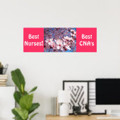 Beste verpleegsters posters Beste CNA's prints Ver (Thuiskantoor)