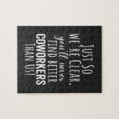 BESTE VERPLICHTING VOOR HET VERLATEN VAN COWORKERS LEGPUZZEL (Horizontaal)