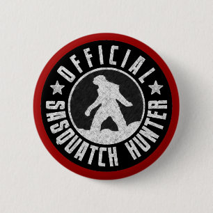 Beste versie - OFFICIEEL Sasquatch Hunter Design Ronde Button 5,7 Cm
