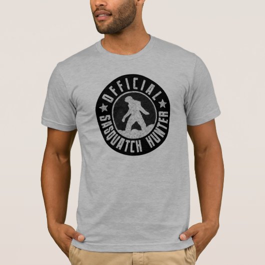 Beste versie - OFFICIEEL Sasquatch Hunter Design T-shirt (Voorkant)