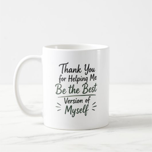 Beste Versie van Mezelf Gepersonaliseerd Koffiemok (Links)