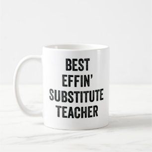 Beste vervangende docent ooit koffiemok