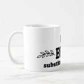 Beste vervangende leraar koffiemok (Links)