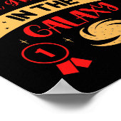 BESTE VIERDE GRADER IN DE GALAXY grappig Poster (Hoek)