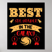 BESTE VIERDE GRADER IN DE GALAXY grappig Poster (Voorkant)
