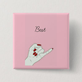 Beste Vierkante Button 5,1 Cm