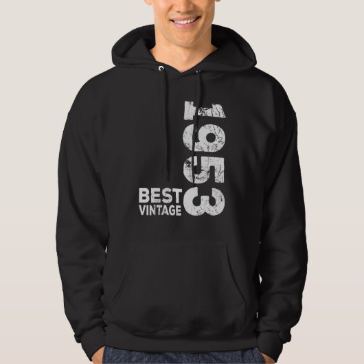 Beste Vintage, 1953 Birthday Hoodie (Voorkant)