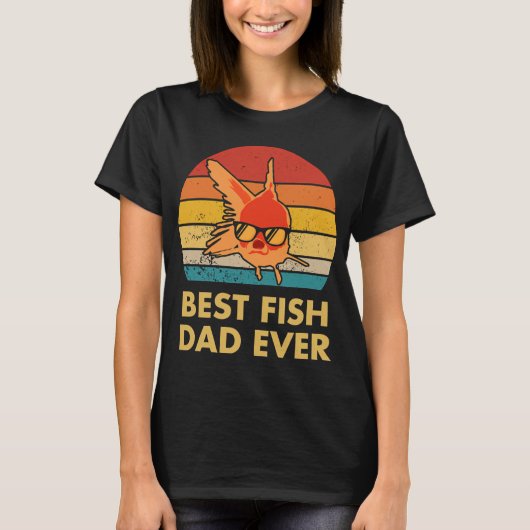 Beste Vis Vader Ooit T-shirt (Voorkant)
