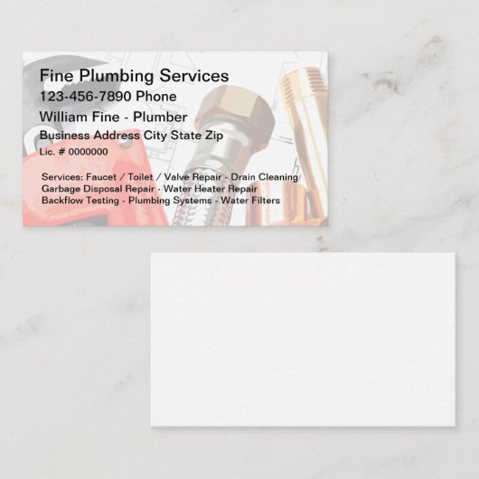 Beste Visitekaartje voor plug-ins (Voorkant / Achterkant)