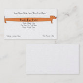 BESTE VISITEKAARTJES - MET DOG VERBAND HOUDENDE ON (Voorkant / Achterkant)