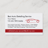 Beste Visitekaartjes voor detailhandelservices voo (Voorkant)