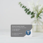 Beste Visitekaartjes voor tandheelkundige implanta (Staand voorkant)