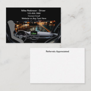 Beste Visitekaartjes voor Uber-chauffeurs Ritten O