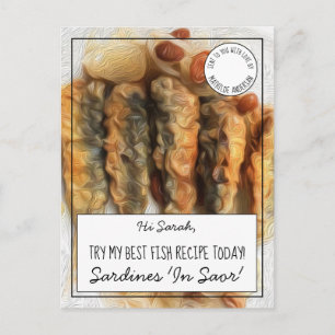 Beste Visrecept Witte Zeevoedsel Kook Briefkaart