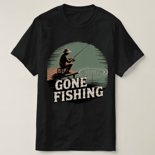 Beste Visser Ooit Gepersonaliseerd Vis T-Shirt (Design voorkant)