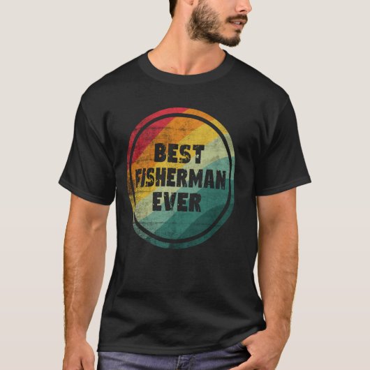 Beste Visser Ooit Grappige Visser T-shirt (Voorkant)