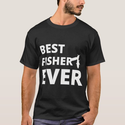 Beste Visser Ooit T-shirt (Voorkant)
